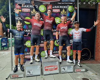 Red Peloton Bike Racing Results Highlights