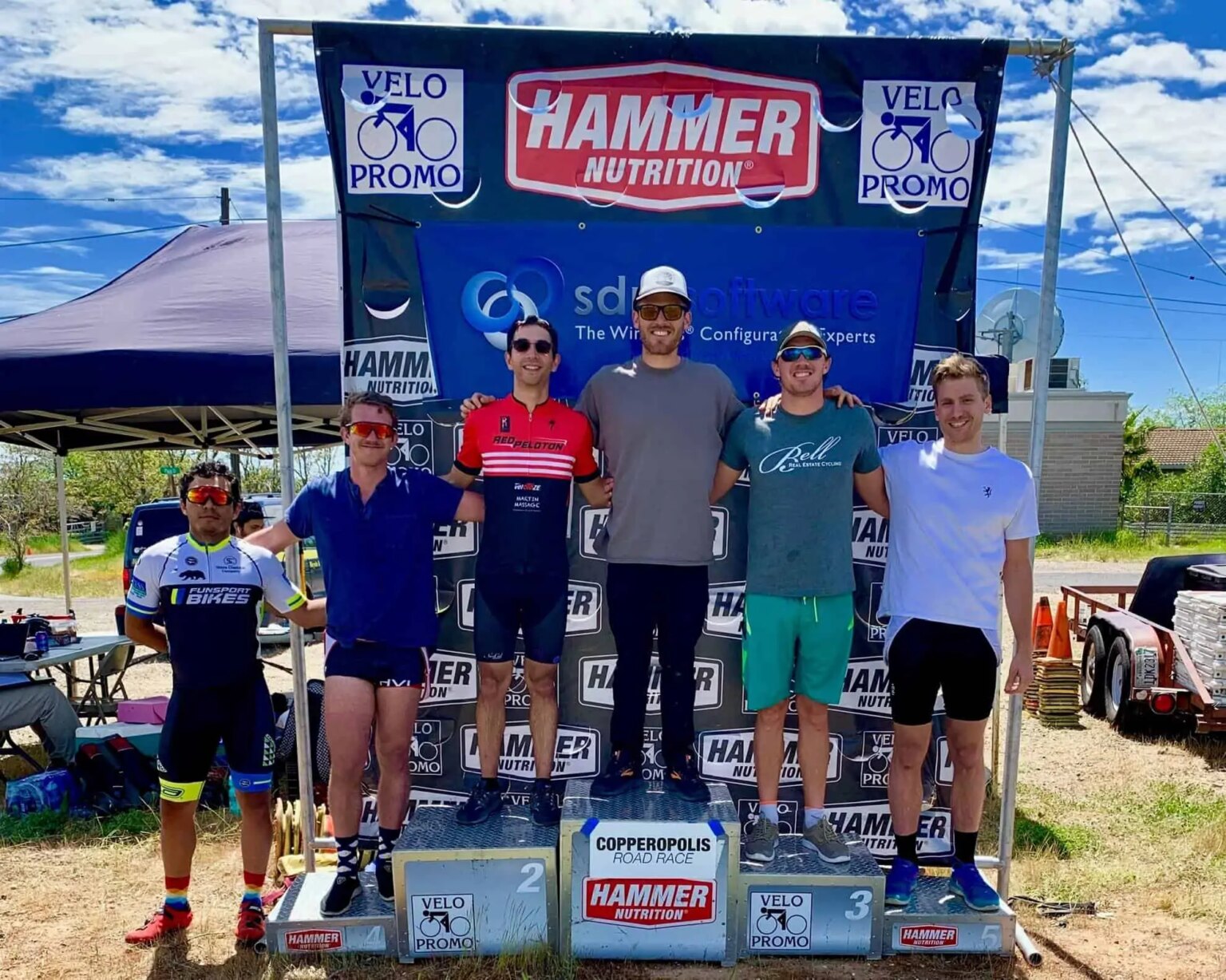 Copperopolis Road Race Red Peloton Cycling Team